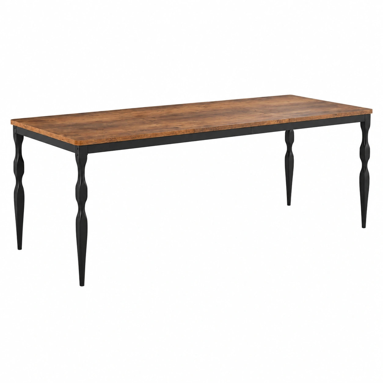 Mesa de Comedor para 8 Personas, Estilo Retro, Capacidad 80 kg, 180x76x90 cm, Ideal para Hogar